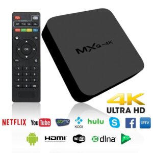 Android tv box 4K Smart Tv 5G Wi-fi Netflix Youtube 60FPS - MXQ