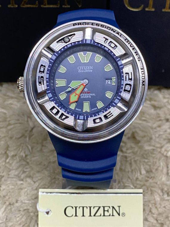 Relógio Masculino Citizen Ecozilla Azul Atacado