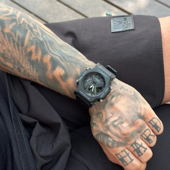 Relógio G-Shock GA 2300 Preto com Verde No Atacado