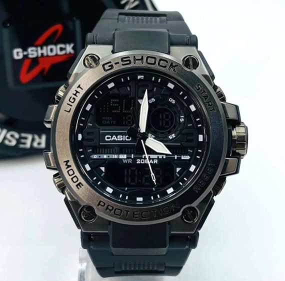 Relógio G-Shock Steel Preto e Prata No Atacado e Dropshipping