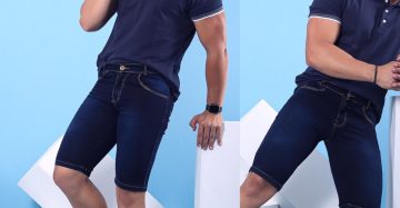 Kit c/5 Bermudas Jeans no Brás