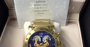 Relógio De Luxo Bvlgari Automático AAA+ Fundo Transparente Atacado