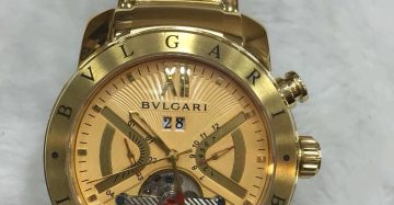 Relógio De Luxo Bvlgari Automático AAA+ Fundo Transparente Atacado