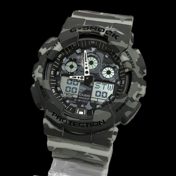 G- shock ga 100 – camuflado cinza Atacado Revenda Dropshipping