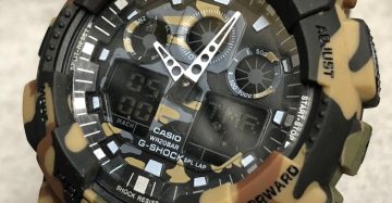 Kit com c/10 Gshock Ga100 Automático Camuflado Atacado