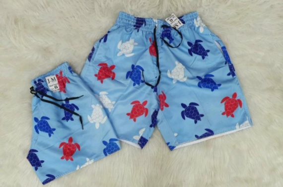 Kit C/6 Kit Casal Shorts praia no Brás