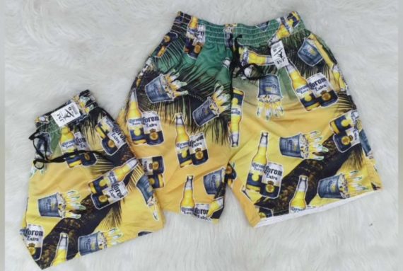 Kit C/6 Kit Casal Shorts praia no Brás