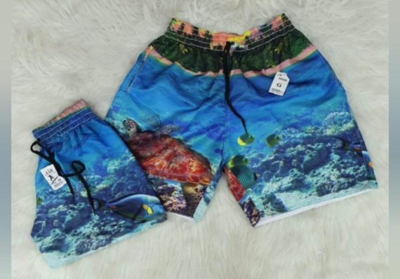 Kit C/6 Kit Casal Shorts praia no Brás