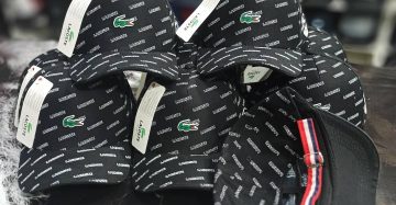 Kit C/06 bonés Lacoste fitao no atacado revenda Dropshpping
