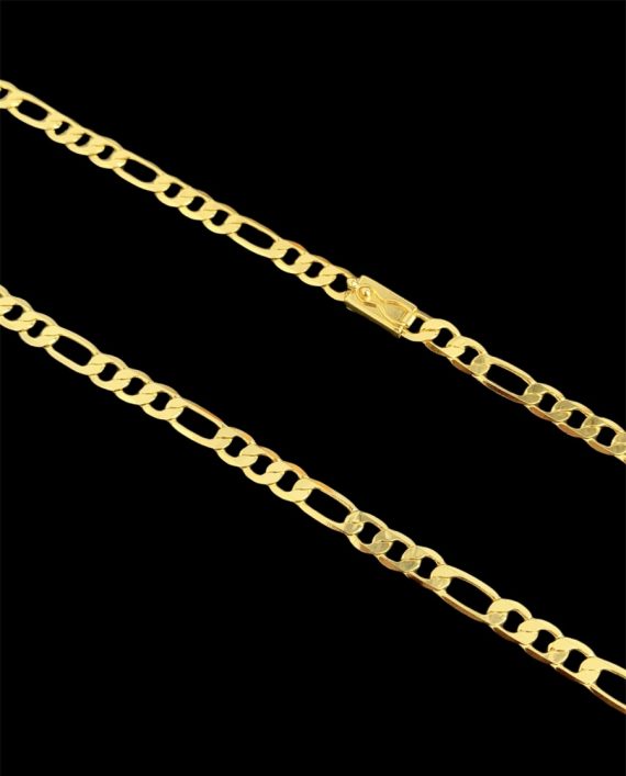 kit Corrente 3 por 1 Fecho Gaveta Atacado Revenda Dropshpping – 60cm x 5,5mm x 14,9g – Pingente de cruz com oração 4,5g x 5,5 x 3,5 – Joia 18 k – 7 banhos + verniz cataforetico