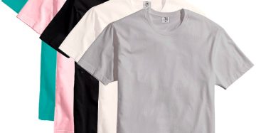 Kit C/5 Camisetas Masculina Básica Algodão Atacado – Frete Grátis
