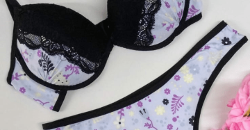 Kit C/12 Conjuntos de Lingerie Atacado