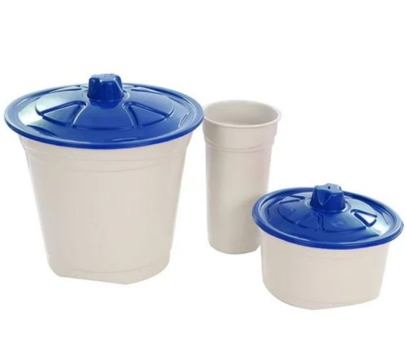 Kit Pia 3 Peças Atacado Revenda Dropshpping Lixeira Porta Detergente Sabão No Atacado