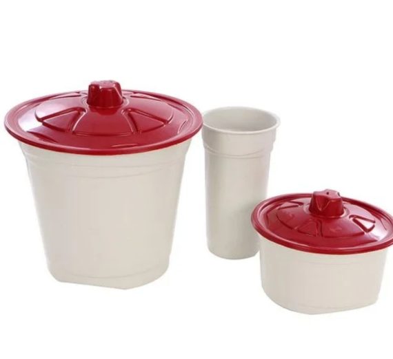 Kit Pia 3 Peças Atacado Revenda Dropshpping Lixeira Porta Detergente Sabão No Atacado