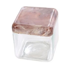 Pote Vidro Tendenza Atacado Revenda Dropshpping Quadrado Tampa Carrara 750 Ml Invicta
