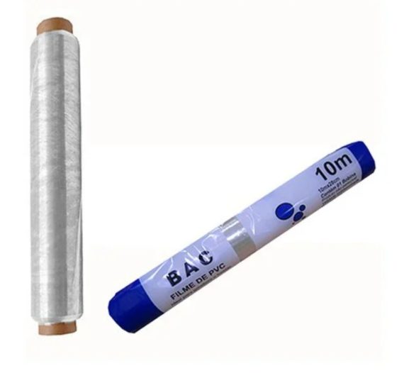 Rolo Bobina Filme PVC Atacado Revenda Dropshpping Transparente 10 M x 28 Cm