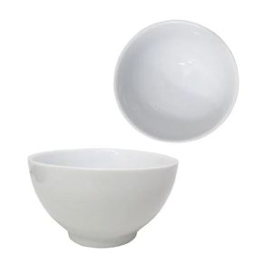 Tigela Bowl Atacado Revenda Dropshpping De Porcelana Branca 470 Ml