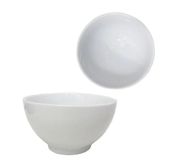 Tigela Bowl Atacado Revenda Dropshpping De Porcelana Branca 470 Ml