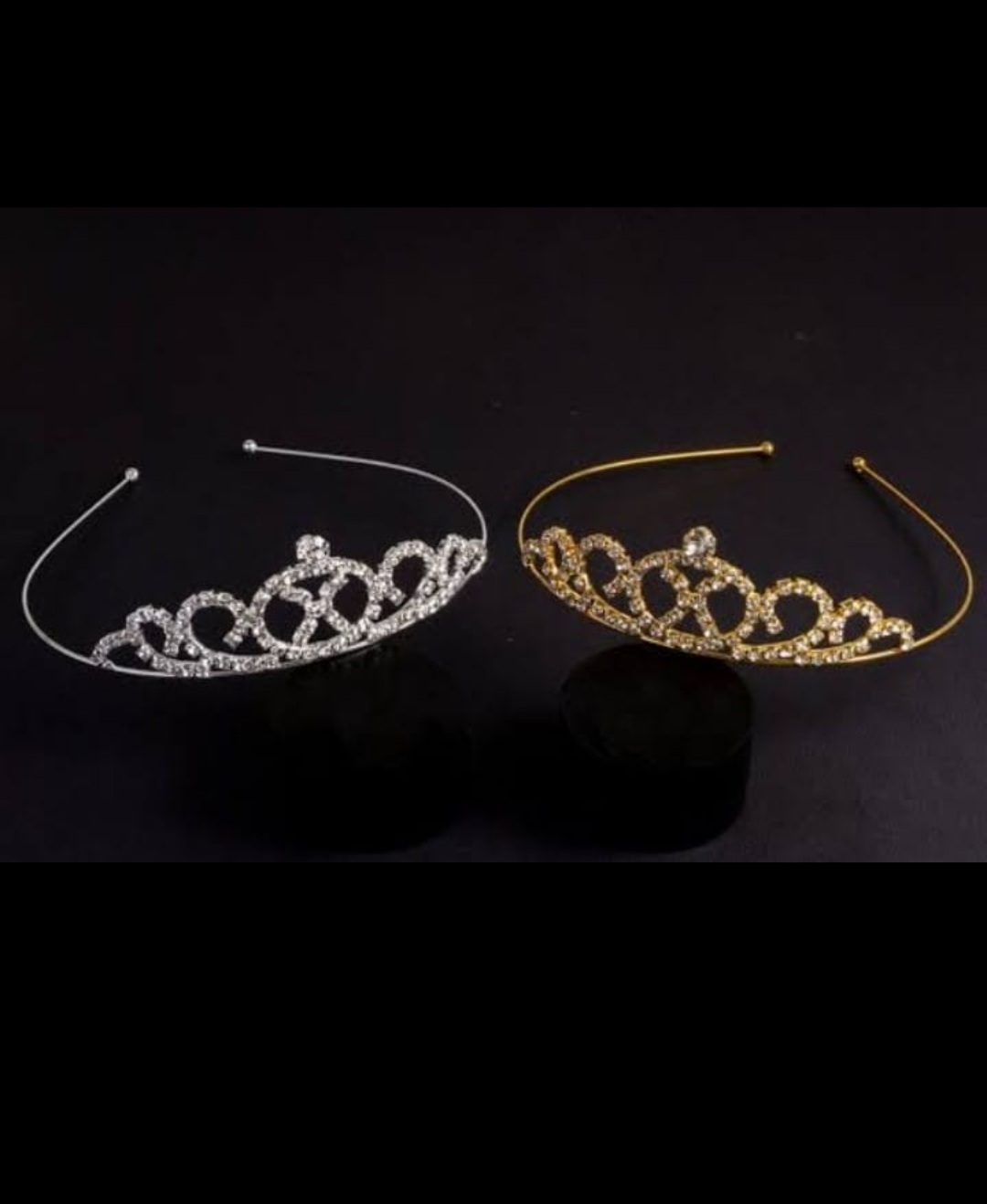 Coroa strass arco com pente na ponta a duzia atacado