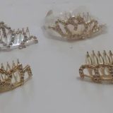 Coroa pentinho strass a duzia atacado