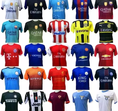 Kit /10 camisas de times Europeus Atacado
