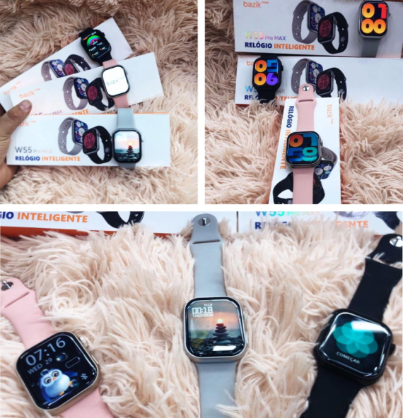 Relógio Smartwatch W55 no Atacado – Estilo e Tecnologia