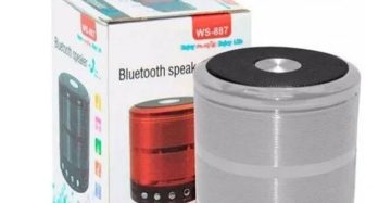 Mini caixa de som 887 Bluetooth USB Original