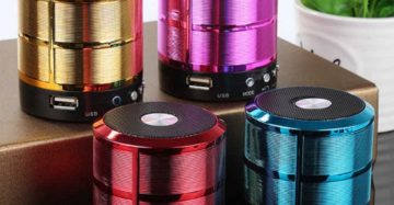 Mini caixa de som 887 Bluetooth USB Original