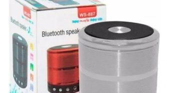 Mini caixa de som 887 Bluetooth USB Original