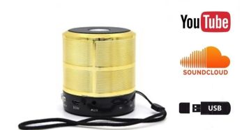 Mini caixa de som 887 Bluetooth USB Original