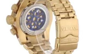 Relógio Invicta Zeus AAA+ Skeleton Dourado 12763 Masculino