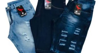 KIT C/6 Bermudas Jeans no Atacado