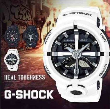 Kit com c/10 Gshock Ga500 + Caixa + Frete Grátis + Baterias Reservas aprova de água Atacado