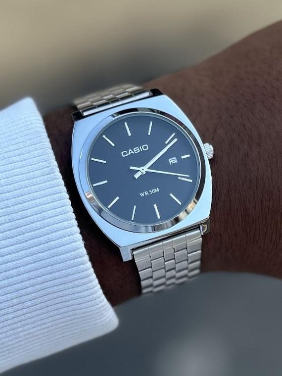 Relógio Casio Mtp-vc01d-8 e Primeira Linha no Atacado + Caixa – Pulseira de Aço Inoxidável